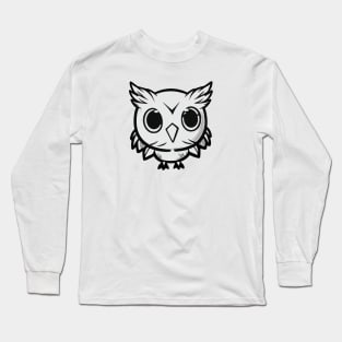 Round owl Long Sleeve T-Shirt